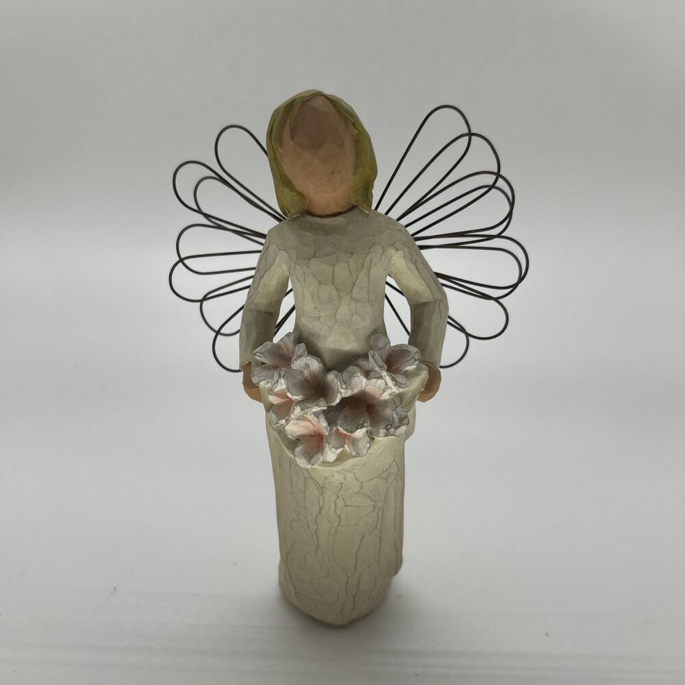 Vintage Demdaco Willow Tree Figurine Angel Of Spring Year 2001